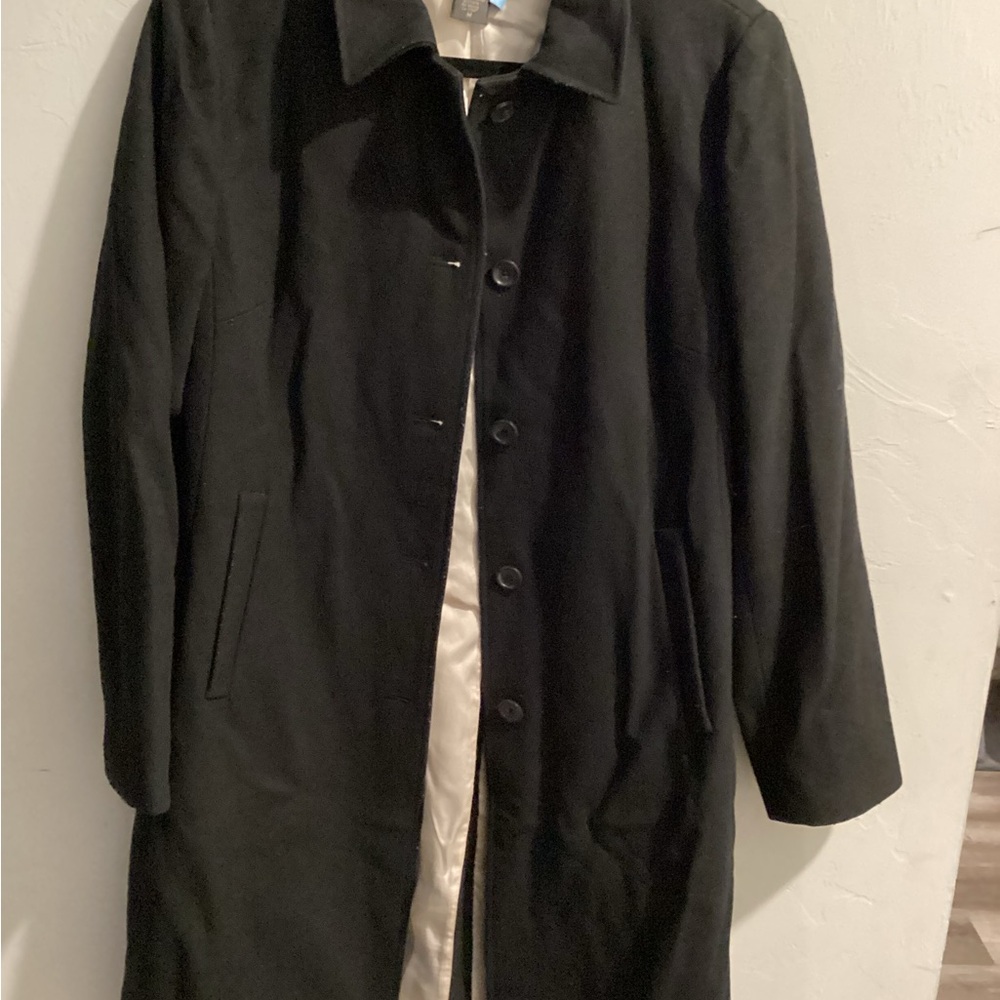 Banana Republic Classic Black Trench Coat
